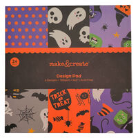 Spooky Halloween Design Pad: 6 x 6 Inches